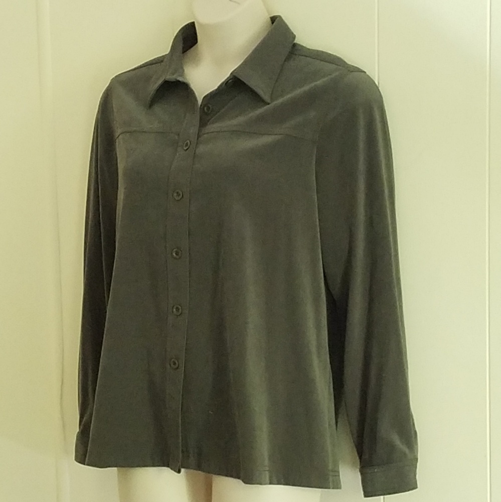 Forest green tailored overshirt